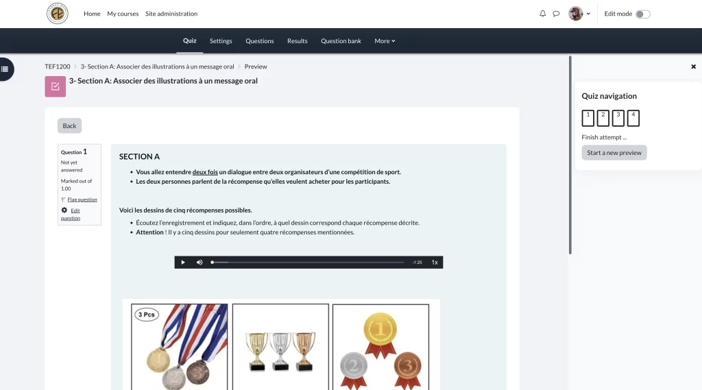 frenchexam tef exam mock