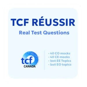 Réussir TCF Canada