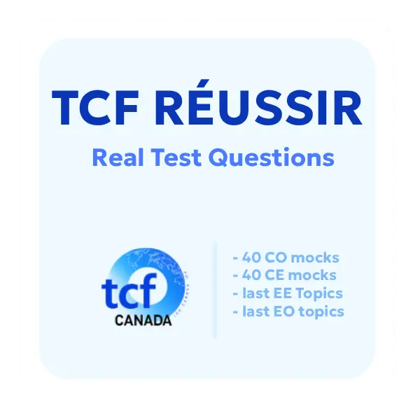 Réussir TCF Canada